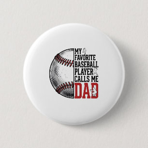 Baseball Pappa Vintage Gravyr Grafisk T-Shirt_1 Knapp