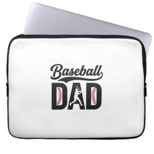 Baseball Pappa Vintage Gravyr T-Shirt Design_1 Laptop Fodral