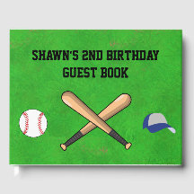 Baseball Party Guest Bok