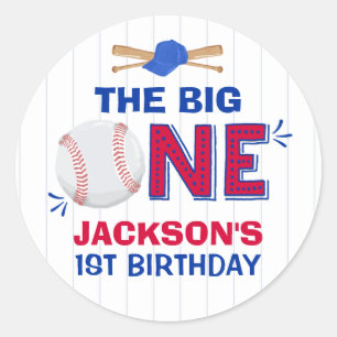 Baseball Party-Märkre Baseball Sticker-försegling Runt Klistermärke