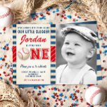 Baseball Party Slugger Rookie Sports Boy Birthday Inbjudningar<br><div class="desc">♥ Ett perfekt till inbjudan era gäster till din lilla födelsedagsfest!</div>