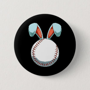 Baseball Påskhare Öron Påskägg Hunting Bas Knapp