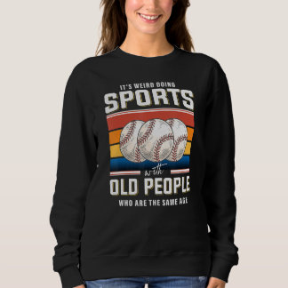 Baseball pension, den gamle basebollspelaren, går  t shirt