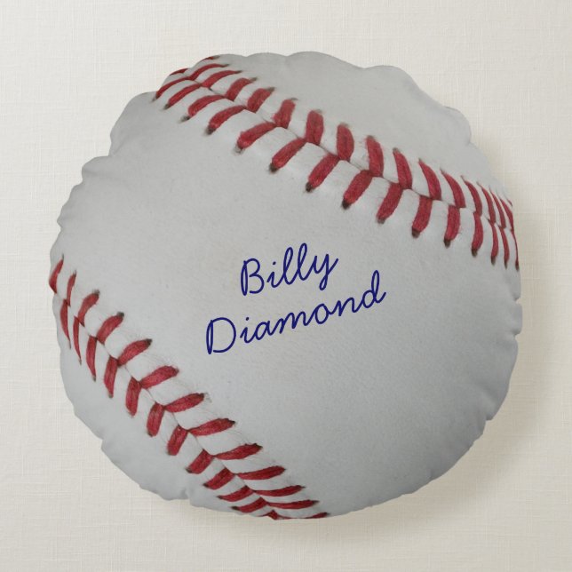 Baseball perfect_personalized Fan-tastic_pitch Rund Kudde (Framsidan)