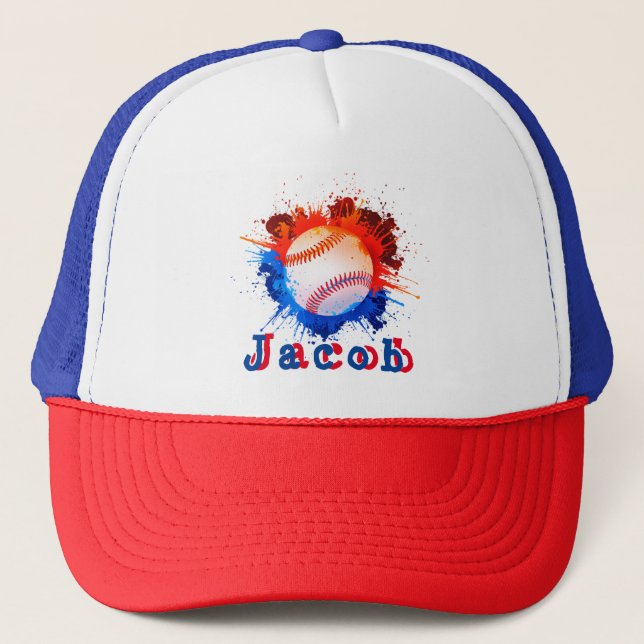 Baseball personlig barn keps (Framsida)
