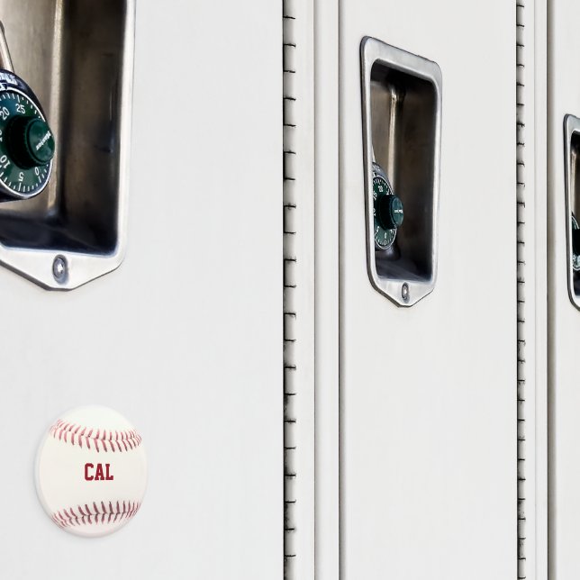 Baseball Personlig Magnet (In Situ (Locker))