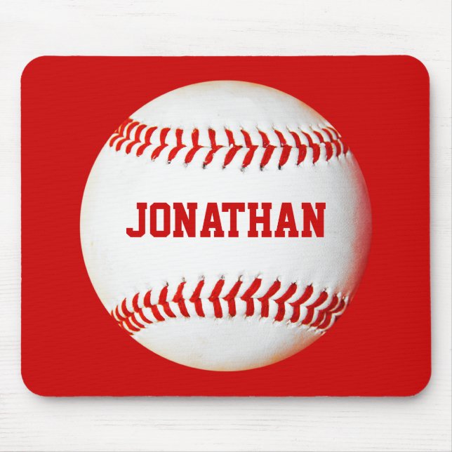 Baseball Personlig Mousepad Musmatta (Framsidan)
