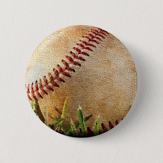 Baseball Pinback-knapp Knapp (Framsida)