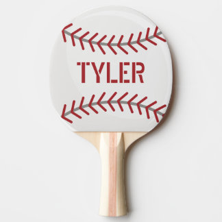 Baseball Ping Pong Personalize Paddle Pingisracket