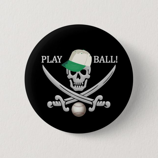 Baseball Pirat-knapp Knapp (Framsida)