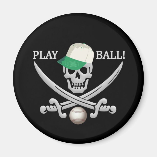 Baseball Pirat magnet (Framsidan)