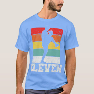 Baseball Pitcher 11:e födelsedagen T Shirt