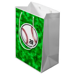 Baseball Pixiled Grass Player Number Sports