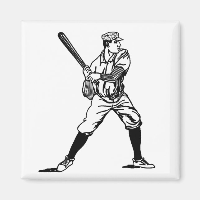 Baseball Player 3 Magnet (Framsidan)