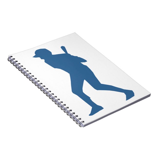 BASEBALL PLAYER ANTECKNINGSBOK MED SPIRAL (Högra Sidan)