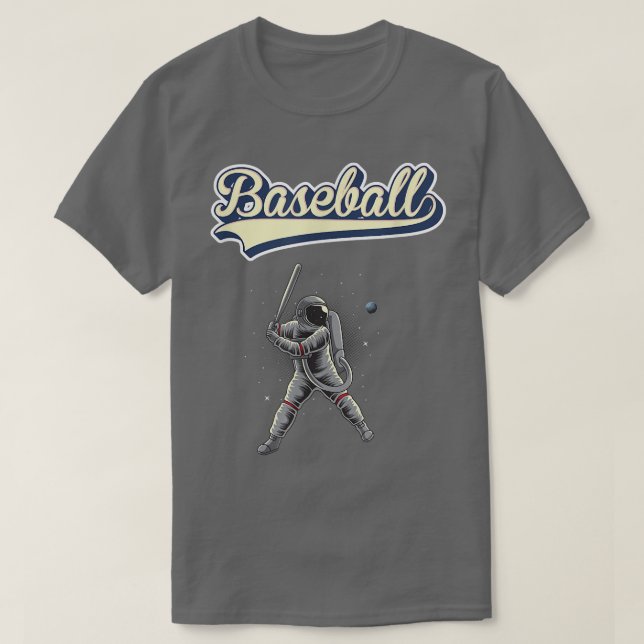 Baseball player astronaut sport T-Shirt (Design framsida)