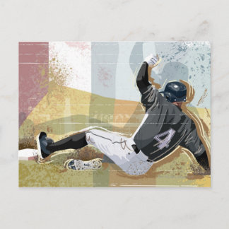 Baseball Player-bild 2 Vykort