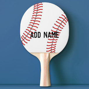 Baseball Player Coach - Modern Teckning, modig Pingisracket