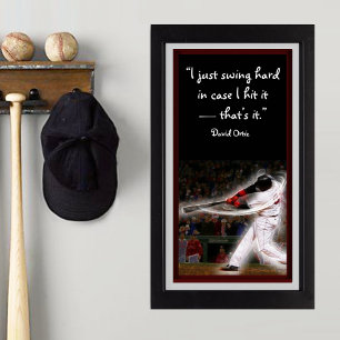 Baseball Player-grafik Poster