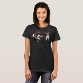 Baseball Player i Fladdermus Tee Shirt