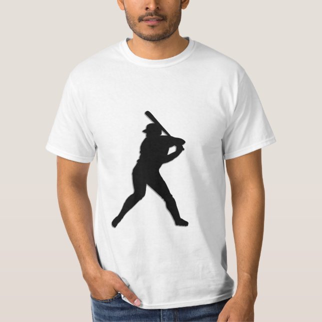 Baseball Player i Fladdermus Tröja (Framsida)