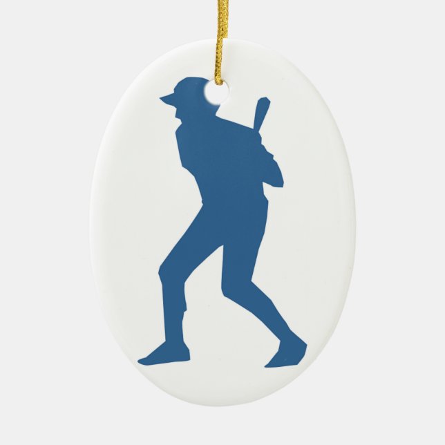 BASEBALL PLAYER JULGRANSPRYDNAD KERAMIK (Framsidan)