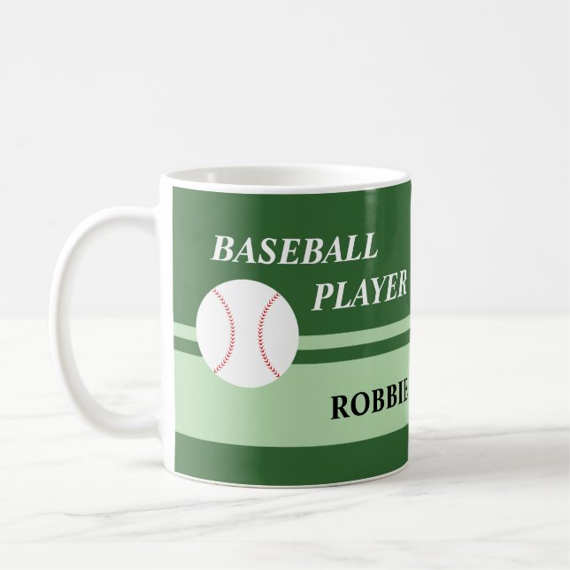 Baseball Player Kaffemugg (Vänster)