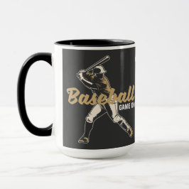 Baseball Player med eget namn Mugg
