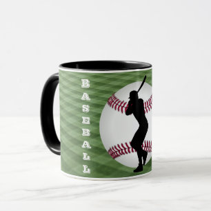 Baseball Player Mugg med Namn