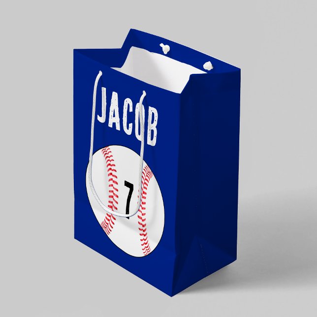 Baseball Player Namn nummer eller Anpassningsbar P (baseball custom gift bag)
