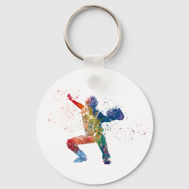 baseball player nyckelring (Framsida)