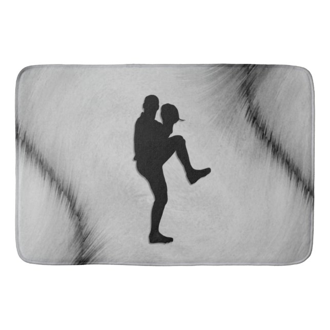 Baseball Player Pitcher Windup Badrumsmatta (Framsidan)