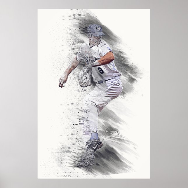 Baseball Player Poster (Framsidan)