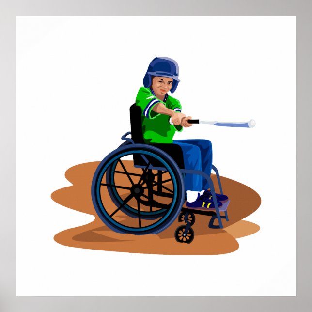 Baseball Player Poster (Framsidan)