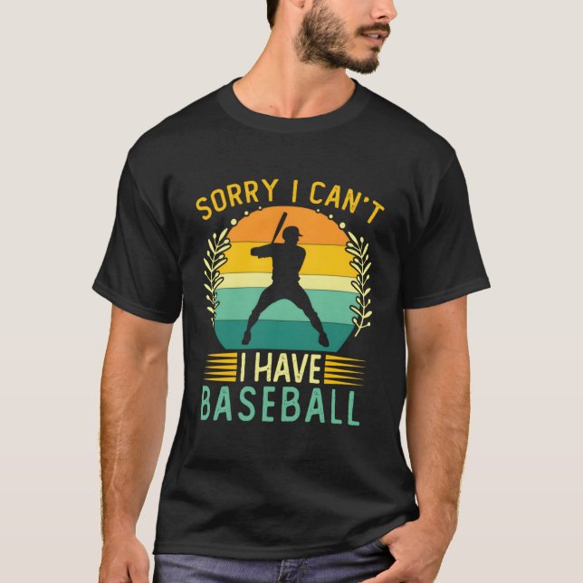 Baseball Player-programvara kan tyvärr inte använd T Shirt (Framsida)