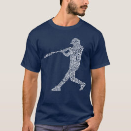 Baseball Player Softball Ord Art Tee