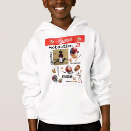 Baseball Player Softball PERSONLIG Photo & Namn T Shirt