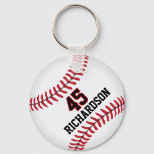 Baseball Player Sport Nyckelring