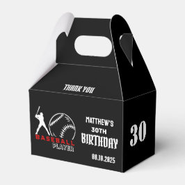 Baseball Player, team, födelsedagstorgen Presentaskar