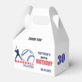 Baseball Player, team, födelsedagstorgen Presentaskar