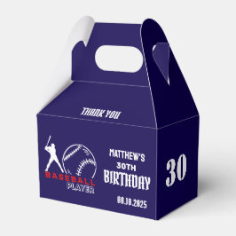 Baseball Player, team, födelsedagstorgen Presentaskar