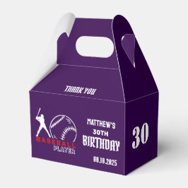 Baseball Player, team, födelsedagstorgen Presentaskar