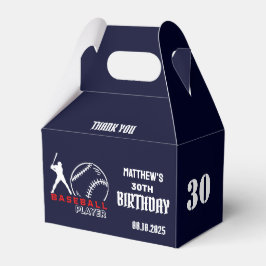 Baseball Player, team, födelsedagstorgen Presentaskar