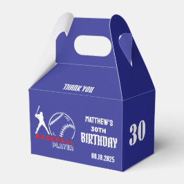 Baseball Player, team, födelsedagstorgen Presentaskar