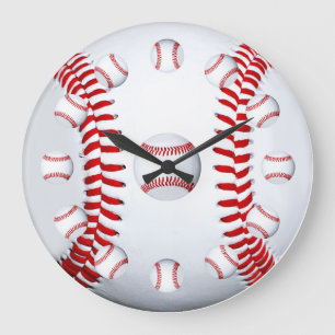 Baseball Player Team Sportfantast Gift Idea Stor Klocka