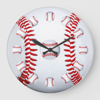 Baseball Player Team Sportfantast Gift Idea Stor Klocka