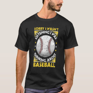Baseball Player-tillbehör, För barn eller Manar T Shirt