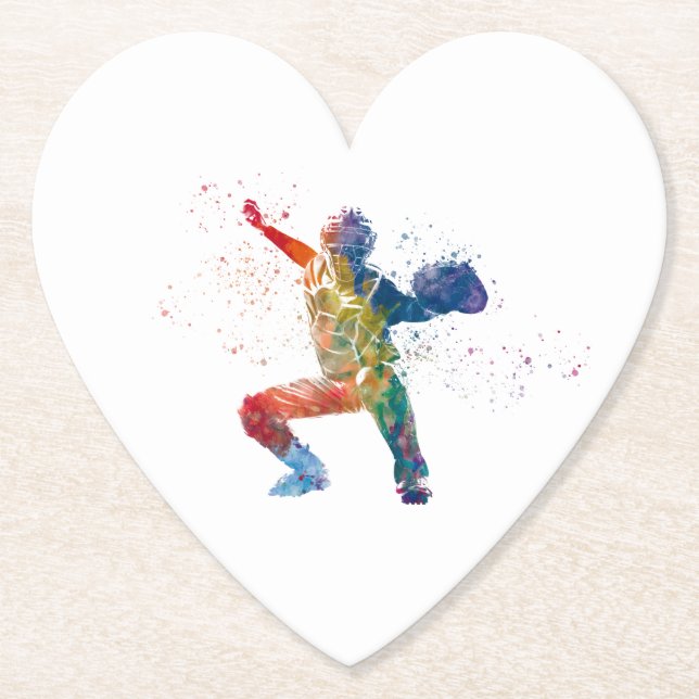 baseball player underlägg papper (Framsida)