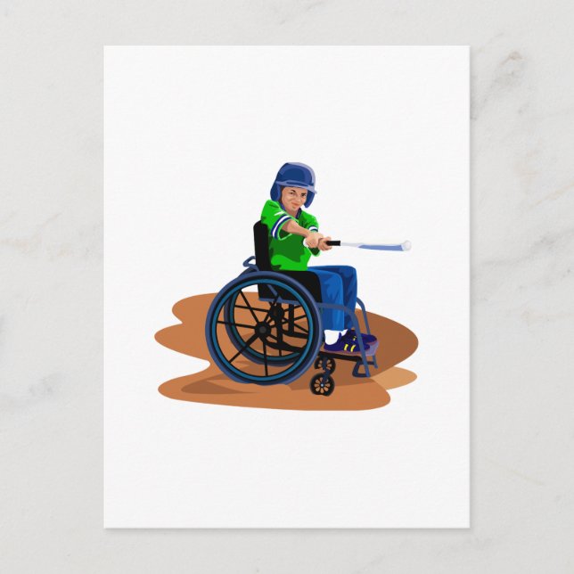 Baseball Player Vykort (Framsida)