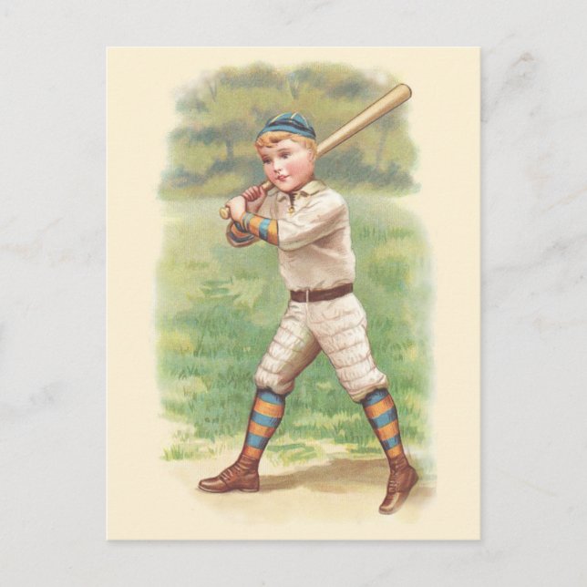 Baseball Player Vykort (Framsida)